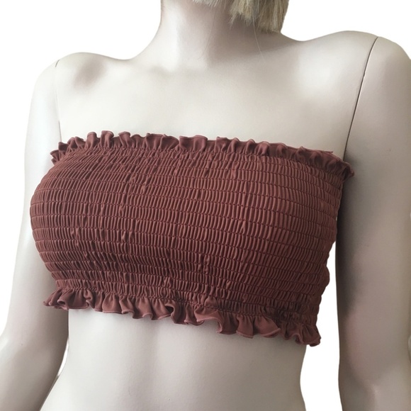 Zaful Forever Young 2 Piece Swimsuit Bikini Bathing Suit Shirred Smocked NWOT - Picture 9 of 15